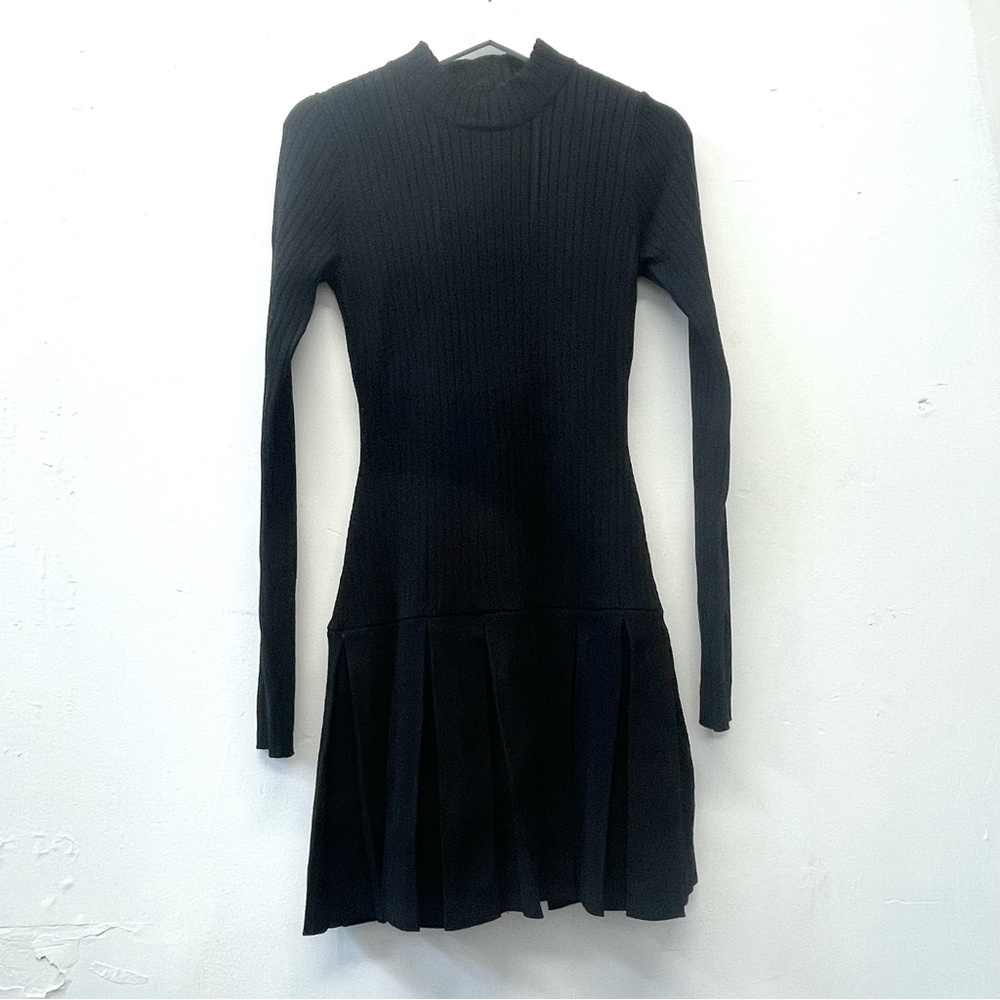 NWT Free People Emmy Mini Knit Black Dress size S, XL - Picture 4 of 9